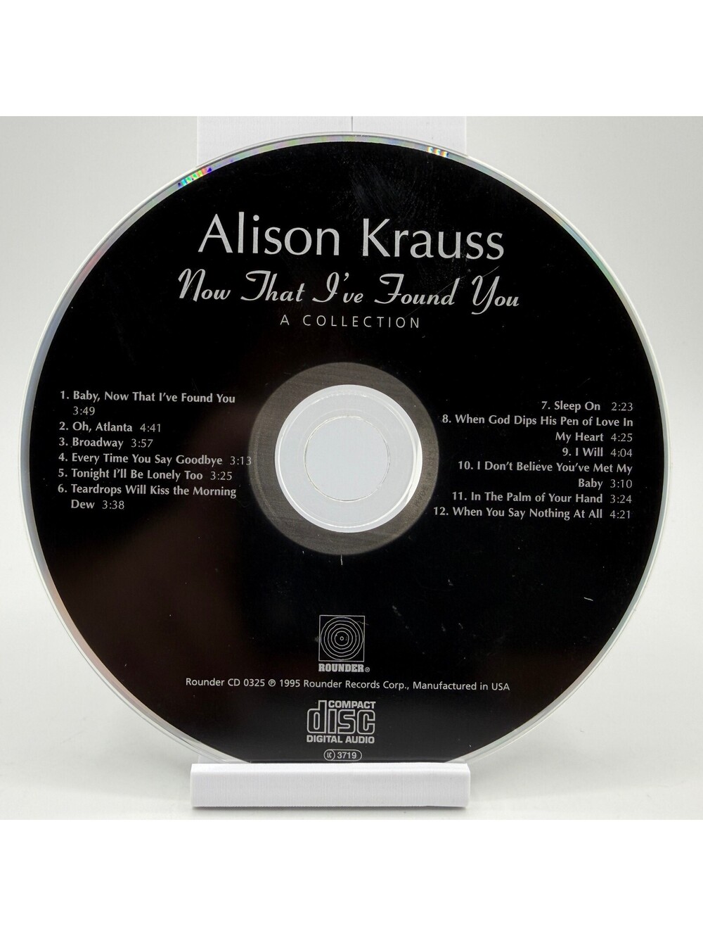 Alison Krauss - Now That I've Found You (1999) - Audio CD - Folk * Disc Only *